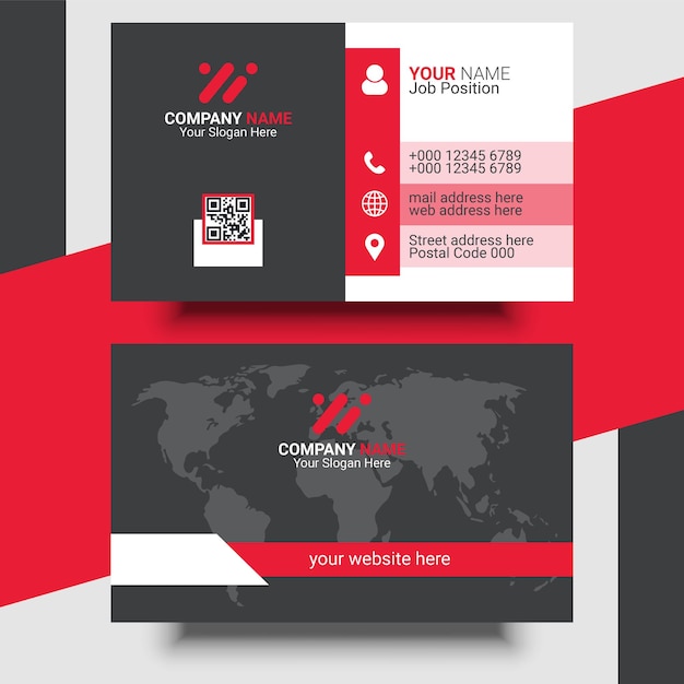 A business card for a company called company.