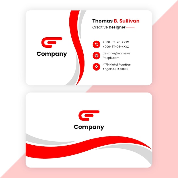 Business card for a company called thomas b. sullivan.