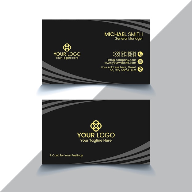 A business card for a company called your logo.