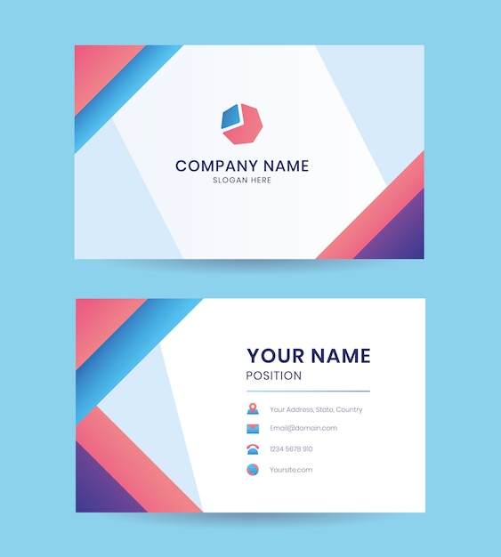 Business card company template 