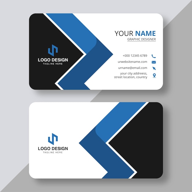 Business Card Creative and Clean Modern Business Card Template vector