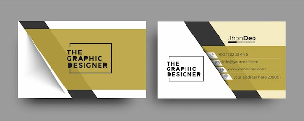 Business Card - Creative and Clean Modern Business Card Template.