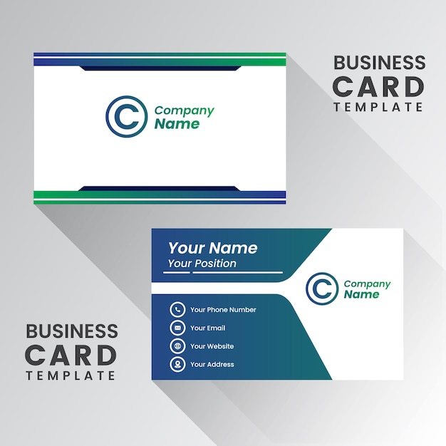 Business Card - Creative and Clean Modern Business Card Template.