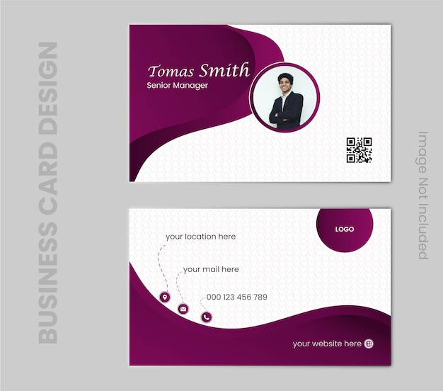 Business card design for a business card company