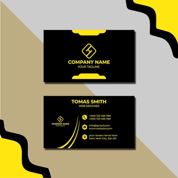 Business card design by the creative mind