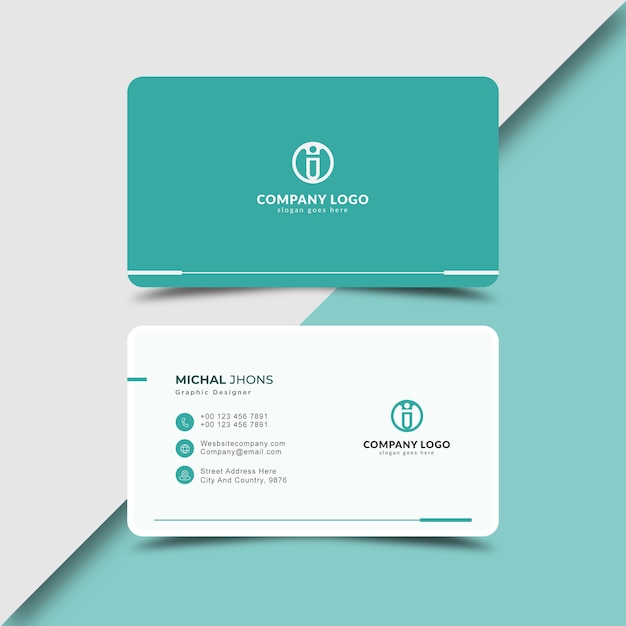 Business card design corporate template