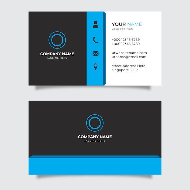 business card design illustration