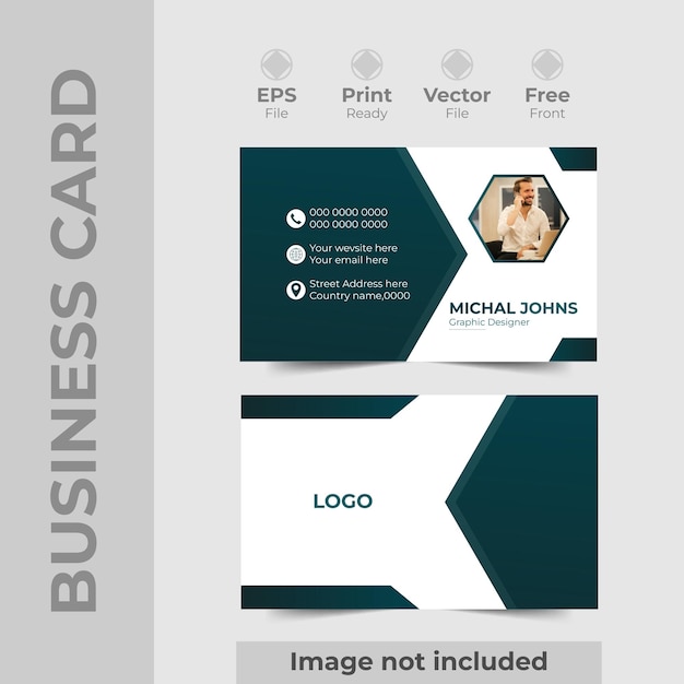 Business card design template