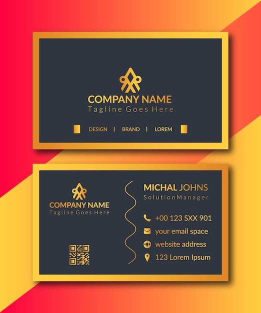 Business Card Design Template