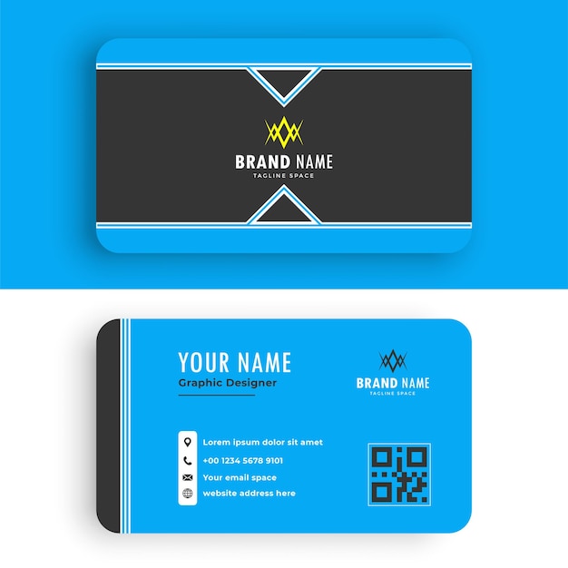 Business card design template