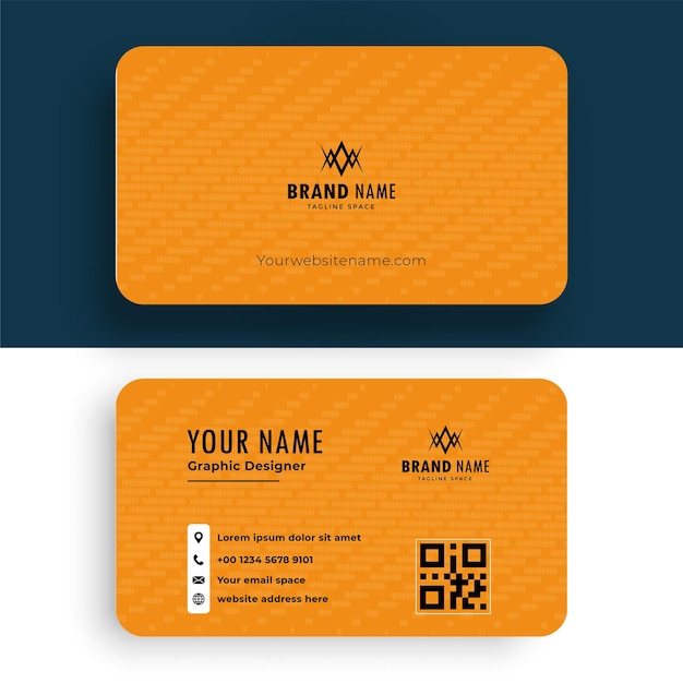 Business card design template