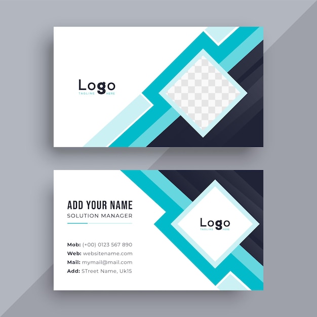 Business card design template