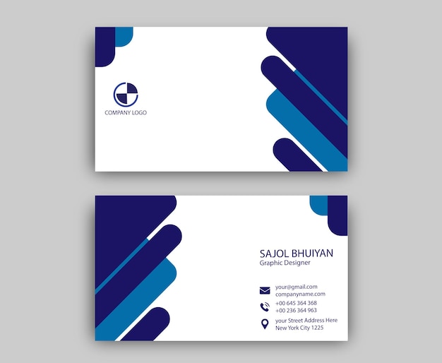 Business card design template