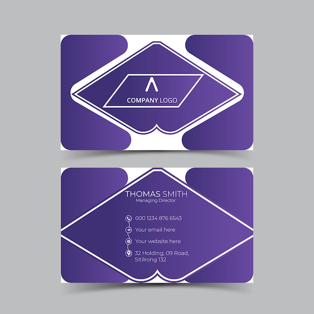 Business card design templet