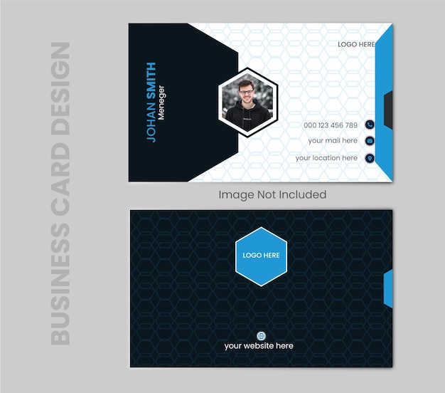 A business card design that is for a client