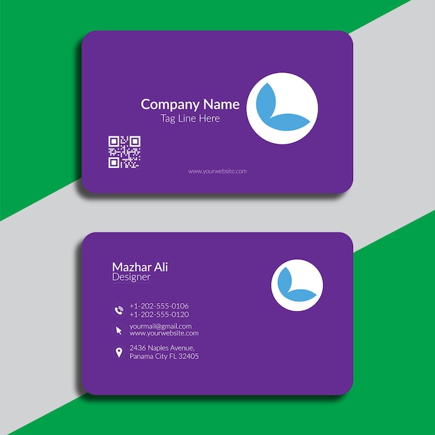 Vector business card design