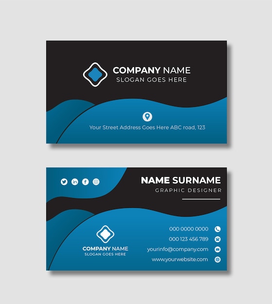 Business card design 