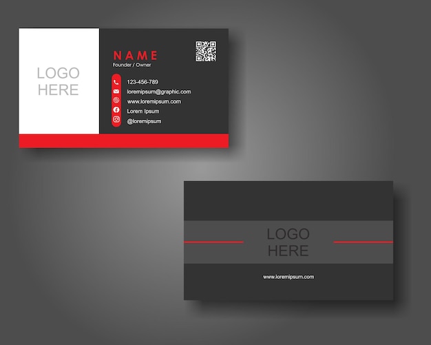 business card mockup template