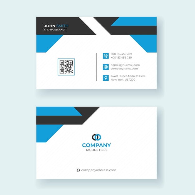 Business Card Modern Design Template Premium Vector