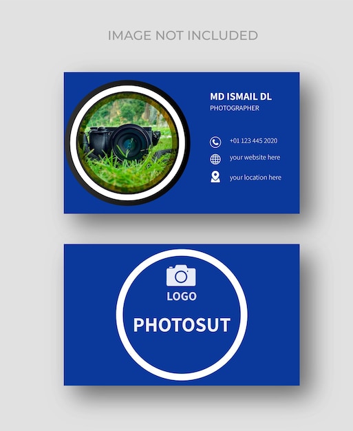 Business card for photography