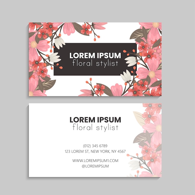 Business Card Set.