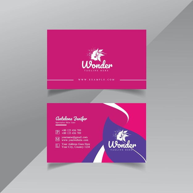 Business Card For Spa Salon