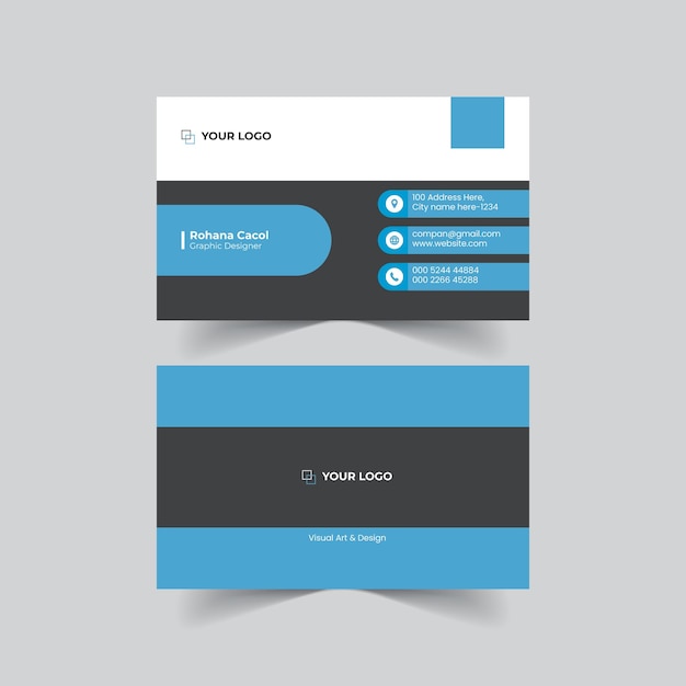 Business Card Template Design 2023