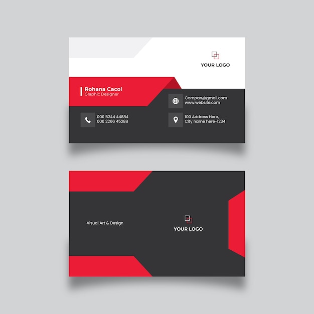 Business Card Template Design 2023