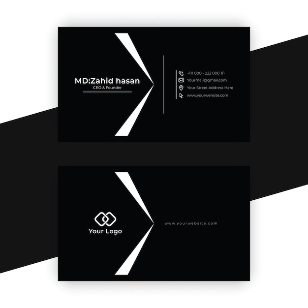 Business Card Template Design Creative Business Design Make Simple Design