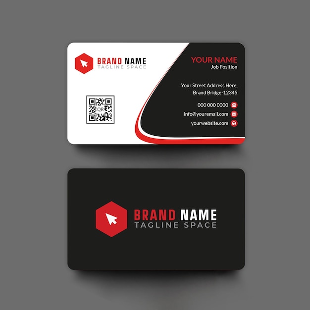 Business card template design