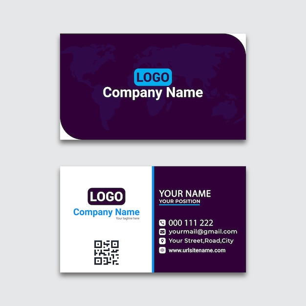 business card template design