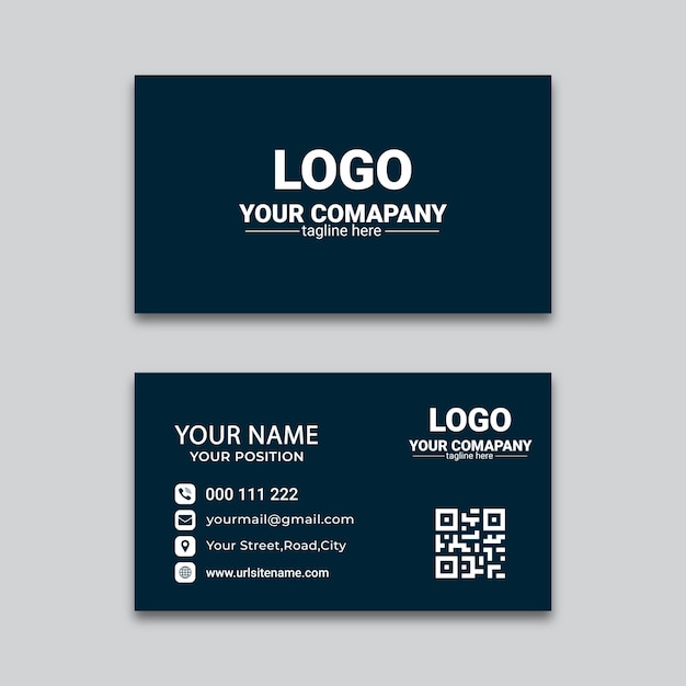 business card template design