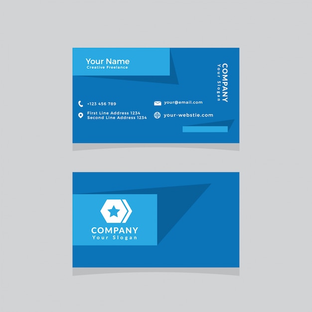 Business Card Template modern and elegant