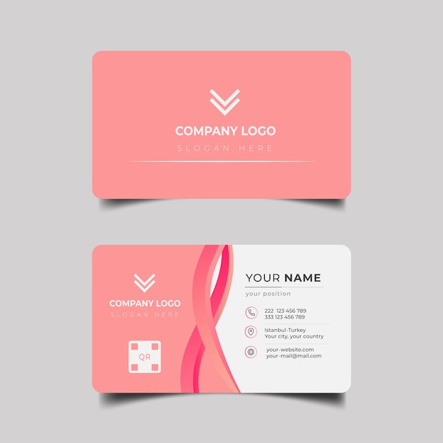 Business Card Template Vector Modern Creative Business clean business card