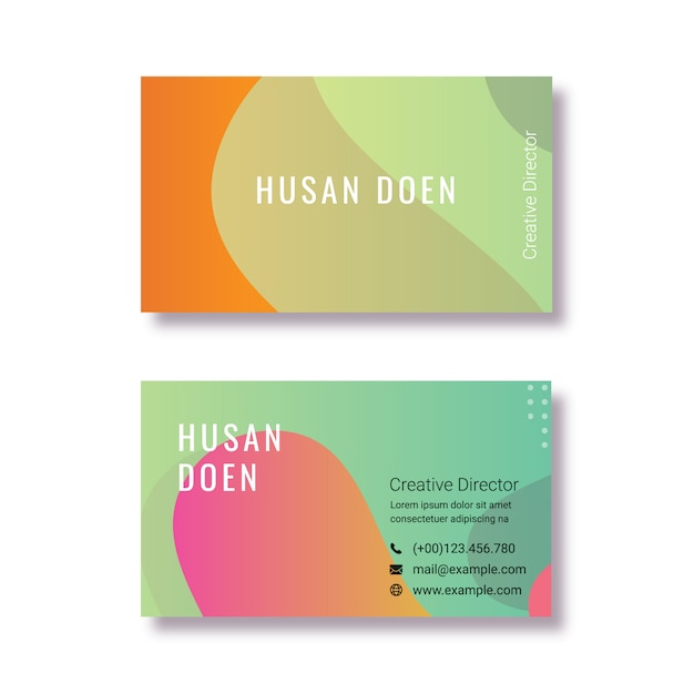 Business card template 