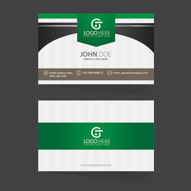 Business card template 