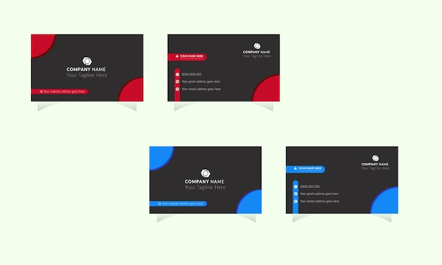 Business card template