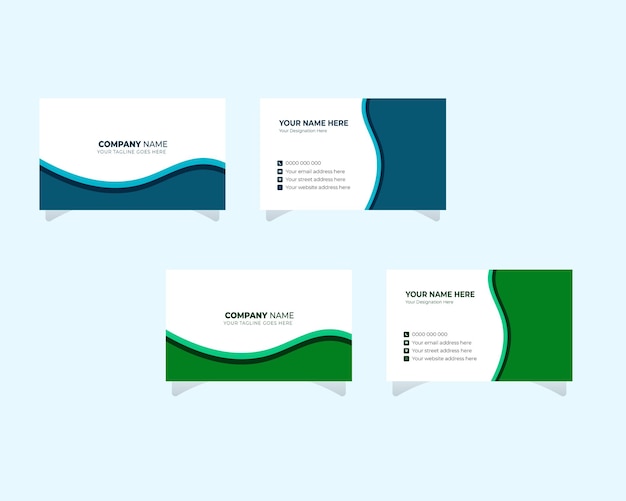 Business card template