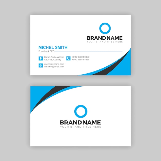 Business card template