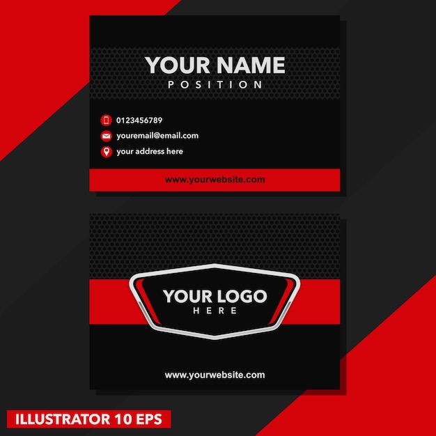 Business card template