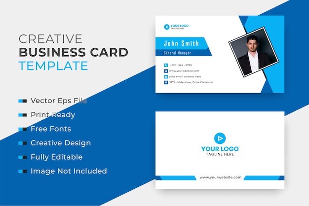 Business card template