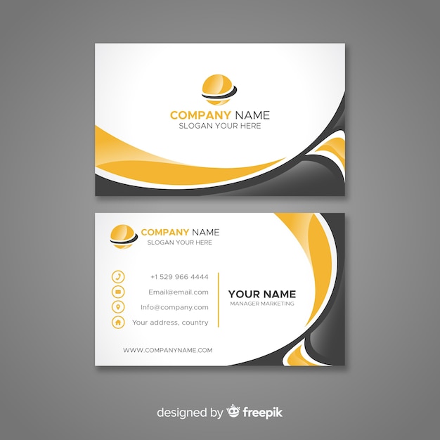 Business card template