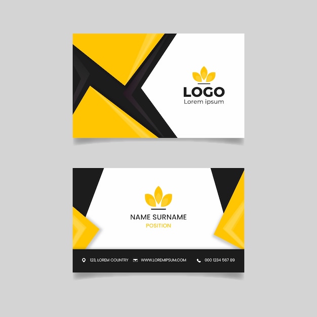 Business card template