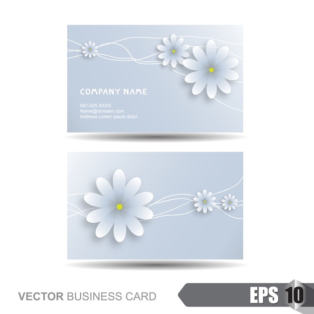 Business card template