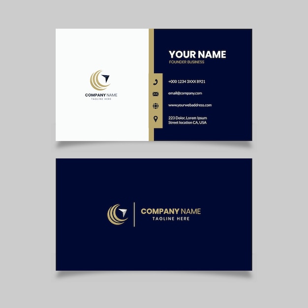 Business card template