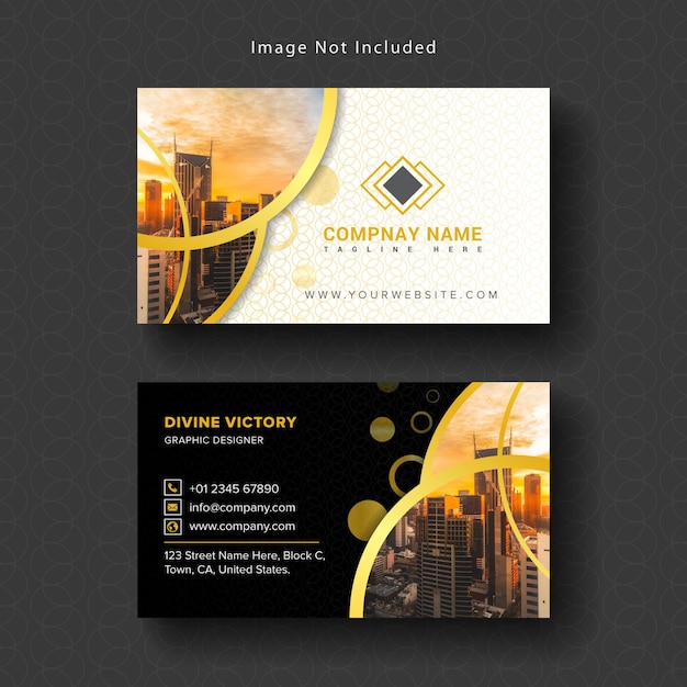 Business card template