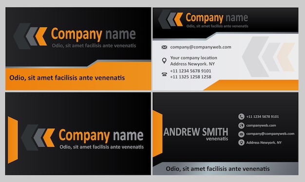 Business card template