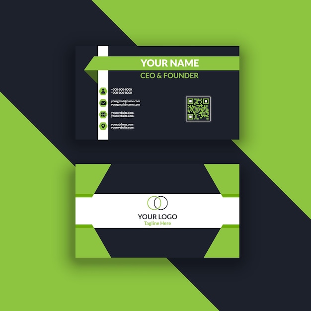 business card template