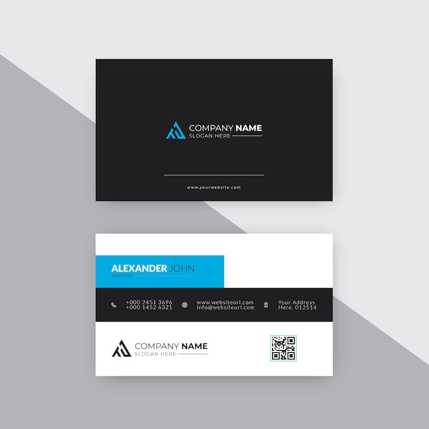 business card template