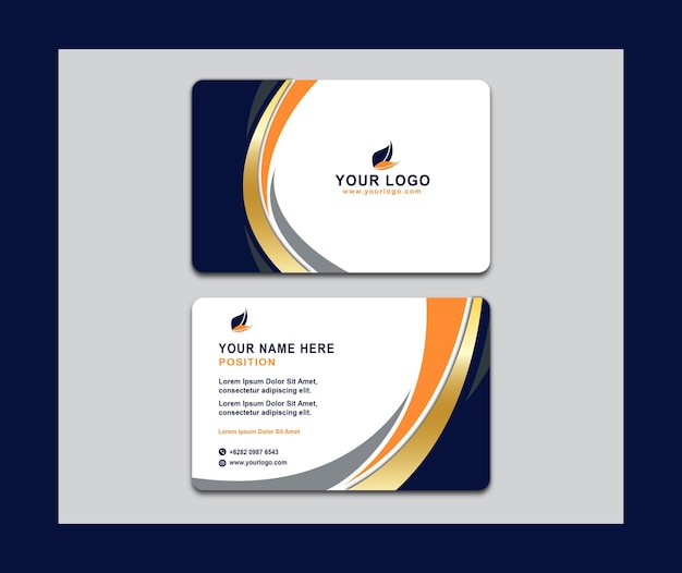 Business card template